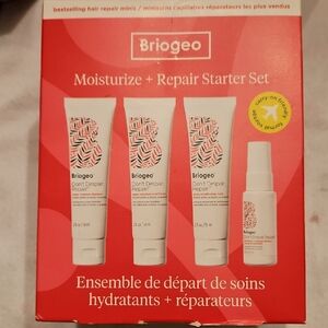 Briogeo Moisturize + Repair Starter Set - Red and White